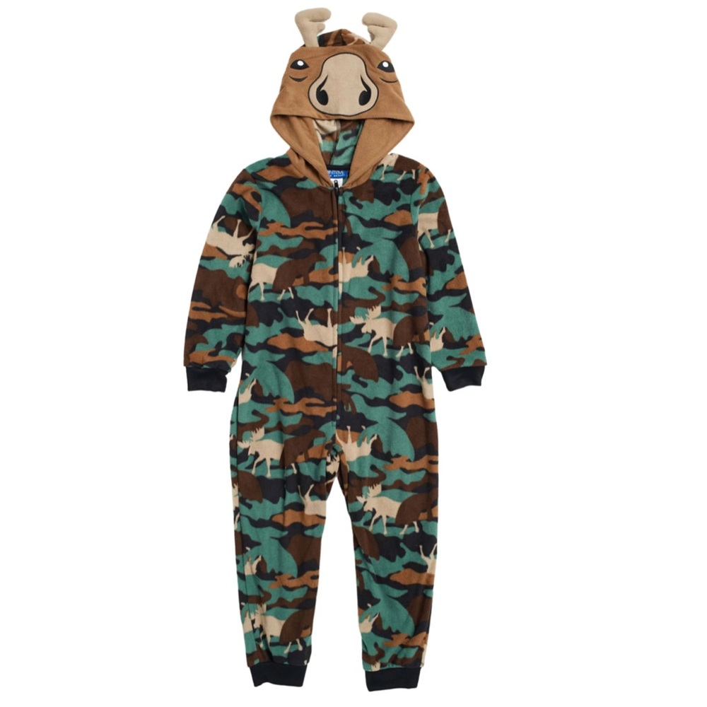 Saint Eve Moose Camo Hooded Blanket Sleeper
